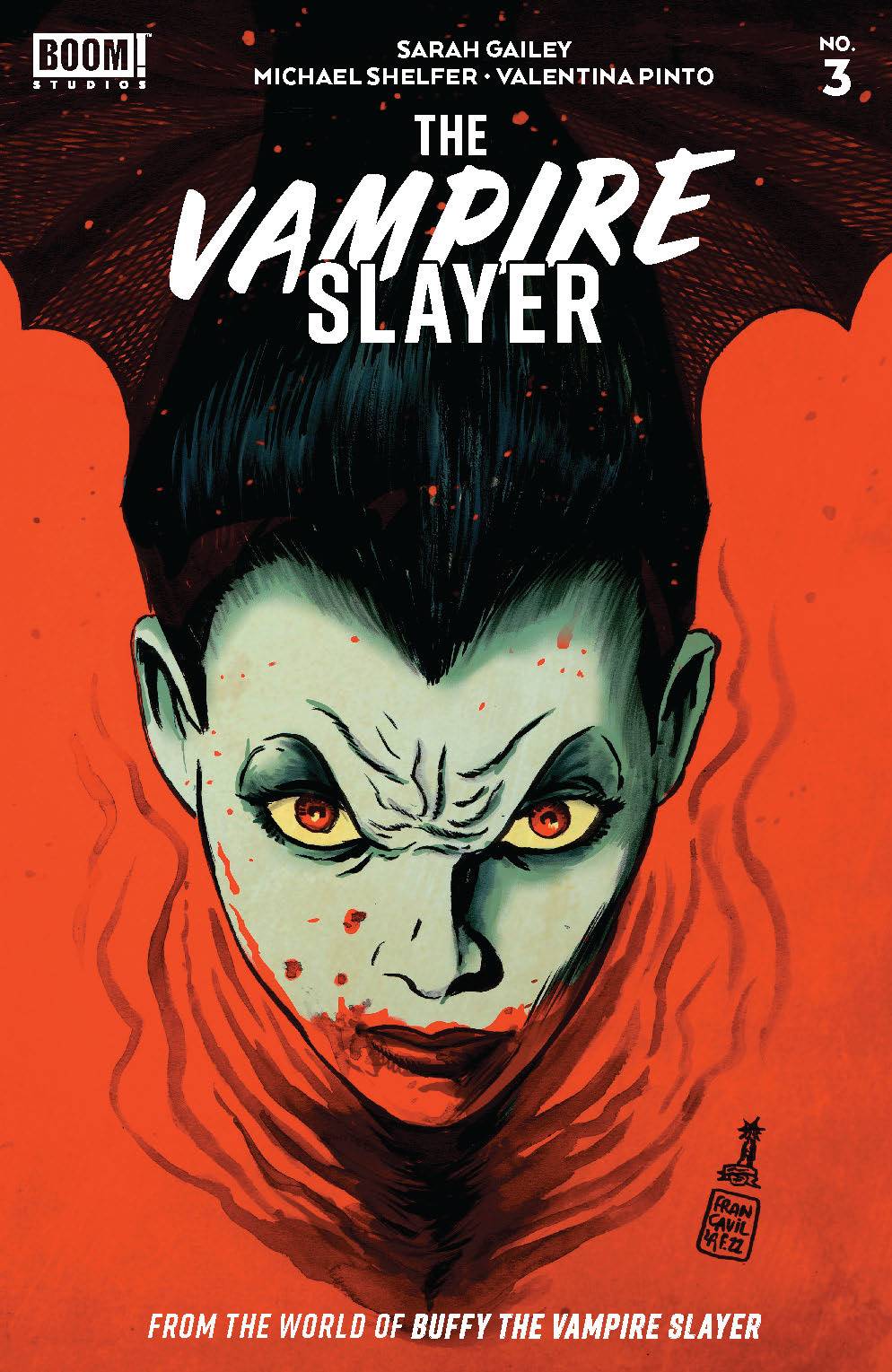 Boom! Studios Comic Books VAMPIRE SLAYER (BUFFY) #3 CVR B BLOOD RED FOIL STAMP VAR 84428400866203021 APR220624