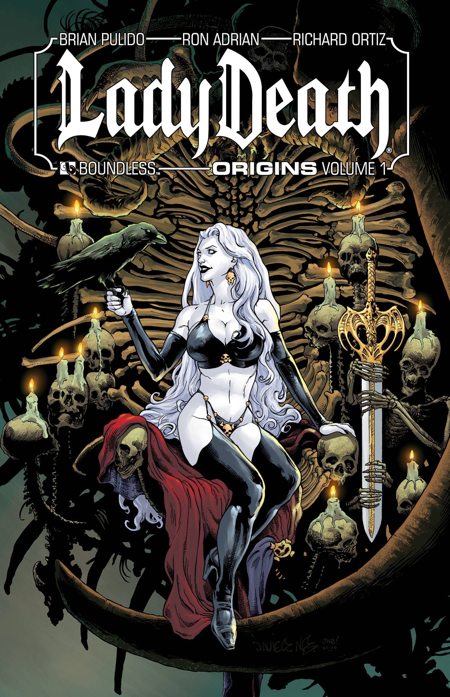 BOUNDLESS COMICS Graphic Novel Lady Death Origins TP Vol 01 9781592911127 JUN221407