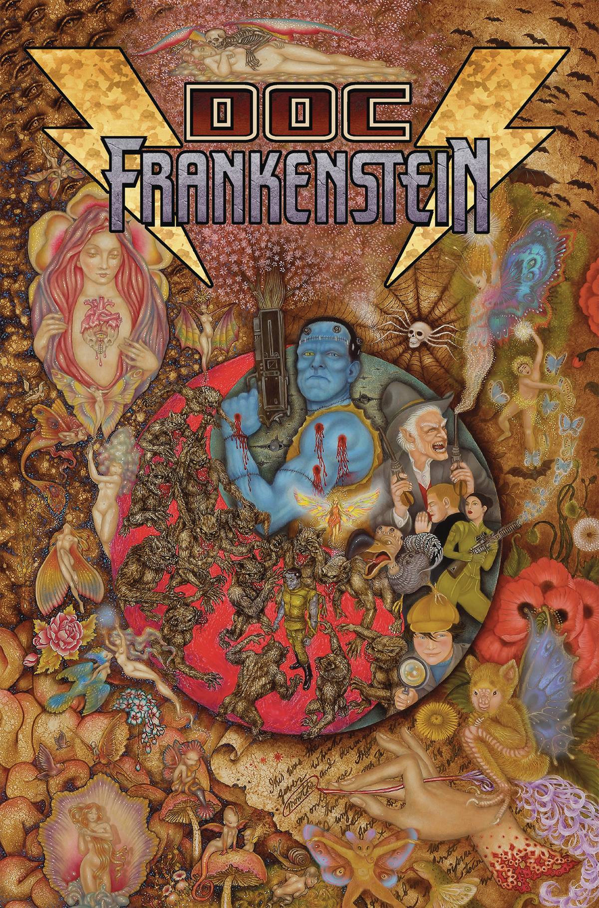 BURLYMAN ENTERTAINMENT Graphic Novel Doc Frankenstein Post Modern Prometheus HC 9781932700565 JUN221424
