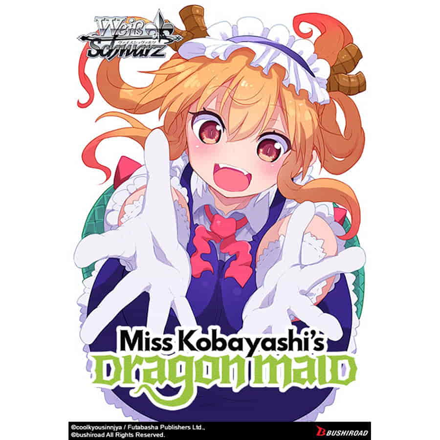 Bushiroad, Inc. Trading Card Games Weiss Schwarz: Miss Kobayashi's Dragon Maid - Booster Box 8885009407539 WSEBPKMDW96