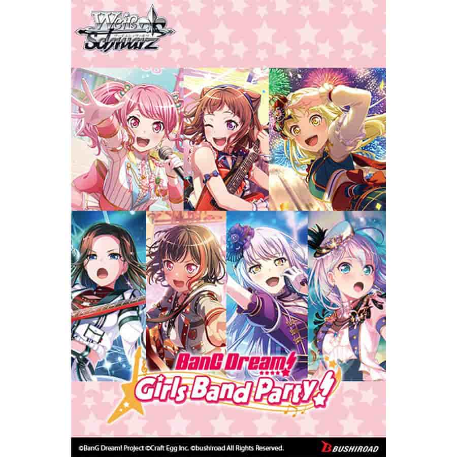 Bushiroad, Inc. Trading Card Games Weiss Schwarz: Bang Dream! Girls Band Party! 5th Anniversary - Booster Pack 8885009407744 WSEBPBDW95