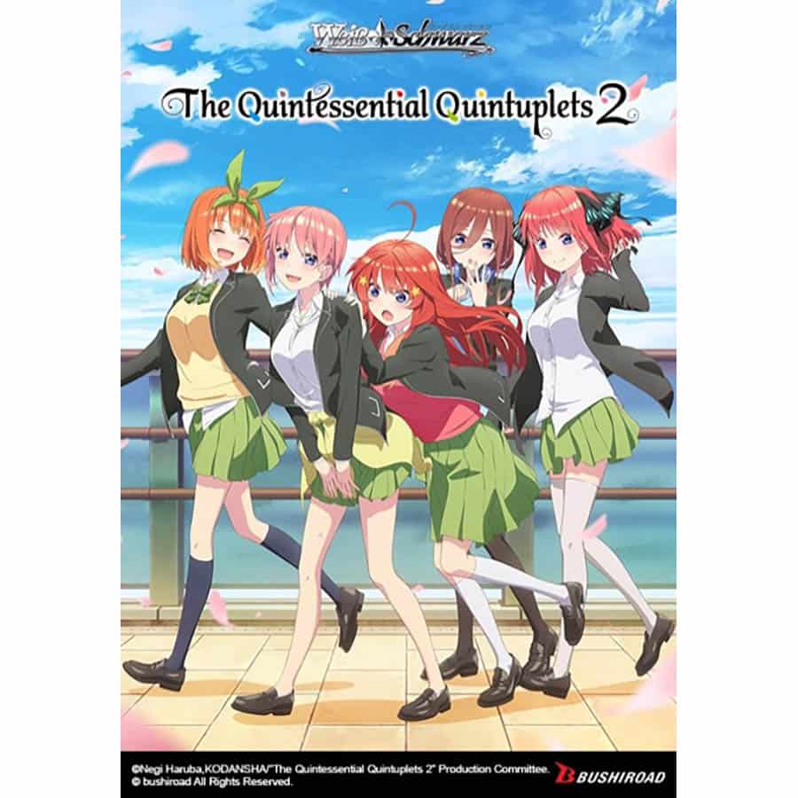 Bushiroad, Inc. Trading Card Games Weiss Schwarz: Quintessential Quintuplets 2 - Booster Pack 8885009406631 WSEBP5HYW90