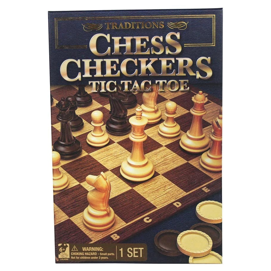Cardinal Traditions: Chess / Checkers / Tic Tac Toe (Darker Box) - Third Eye