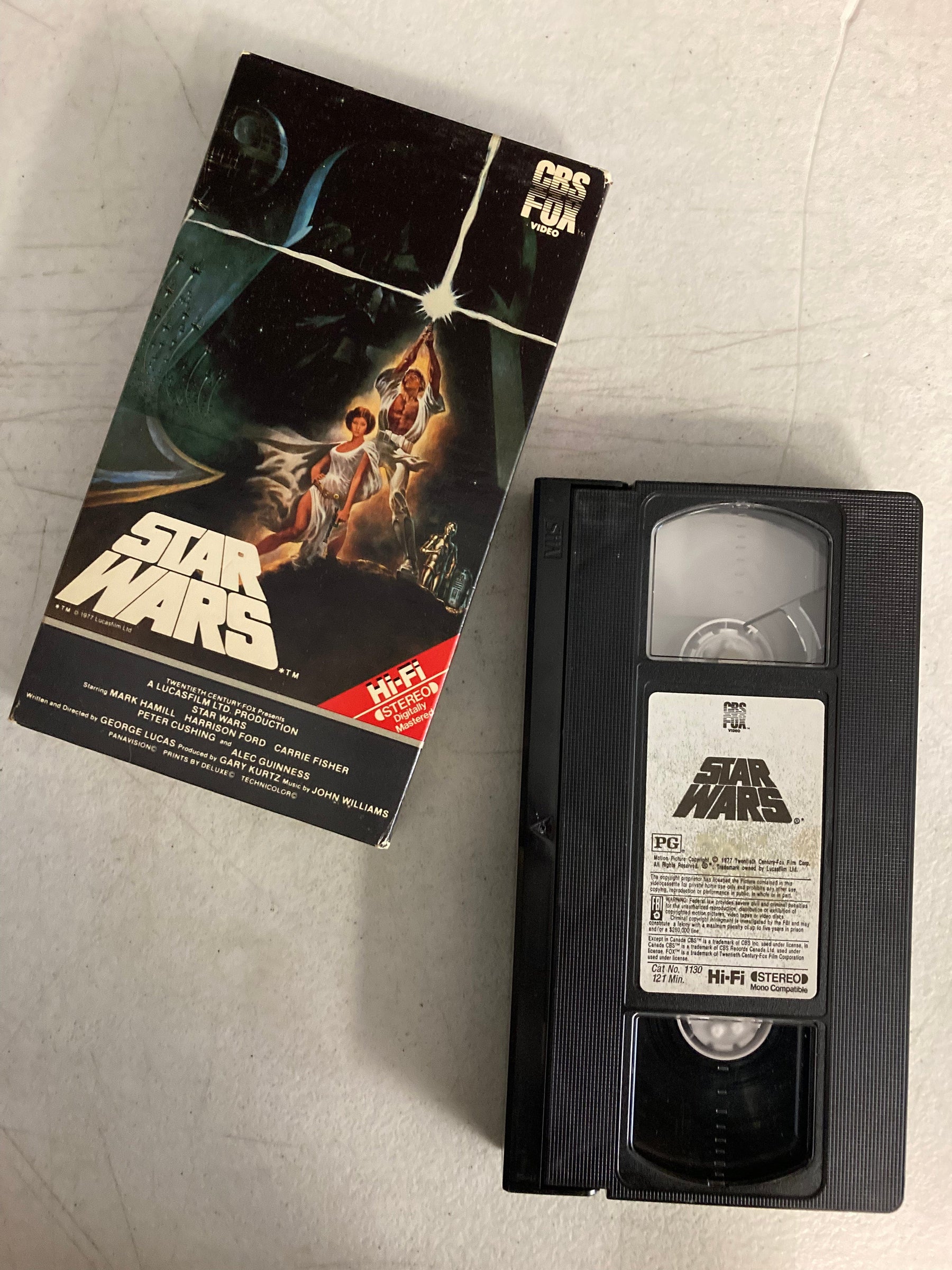 VHS: Star Wars - A New Hope RED LABEL - Third Eye