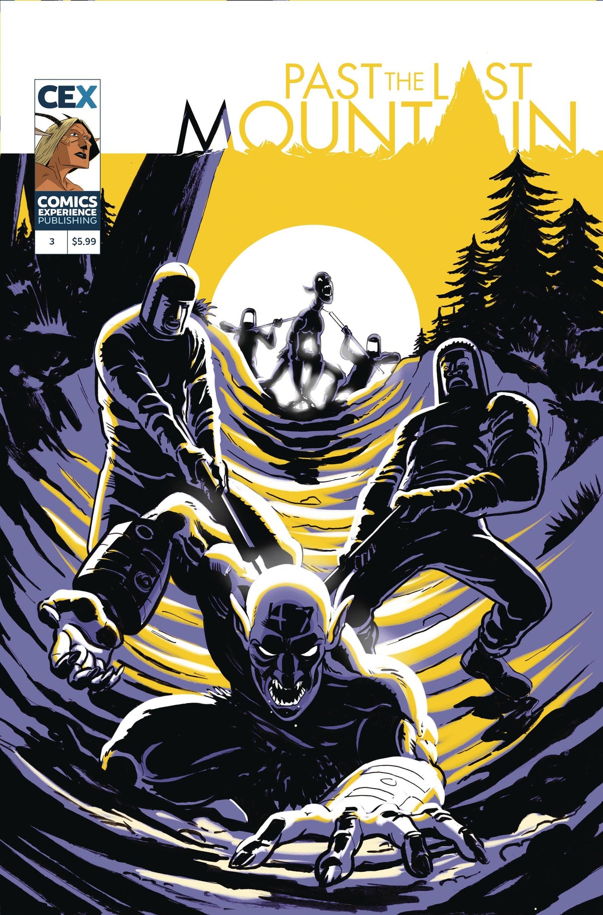Comics Experience Publishing Comic Books PAST LAST MOUNTAIN #3 (OF 4) CVR C BECK 78349539754000331 JAN221334