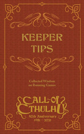 Call of Cthulhu RPG: Keeper Tips Book - Collected Wisdom - Third Eye