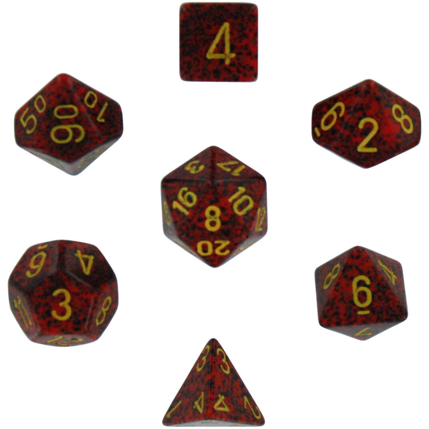 Chessex Dice > Chessex Chessex: Plastic 7-Die Set - Speckled Mercury 601982021092 CHX 25323
