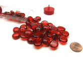 Chessex Game Supplies > Tokens & Counters Chessex: Crystal Glass Stones - Red 601982000318 CHX 01124