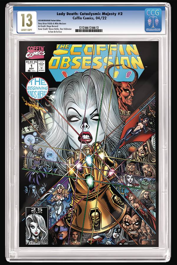 Coffin Comics Comic Books LADY DEATH CATACLYSMIC MAJESTY #2 (OF 2) CVR F OBSESSION ED 74911066434300271 NOV221398