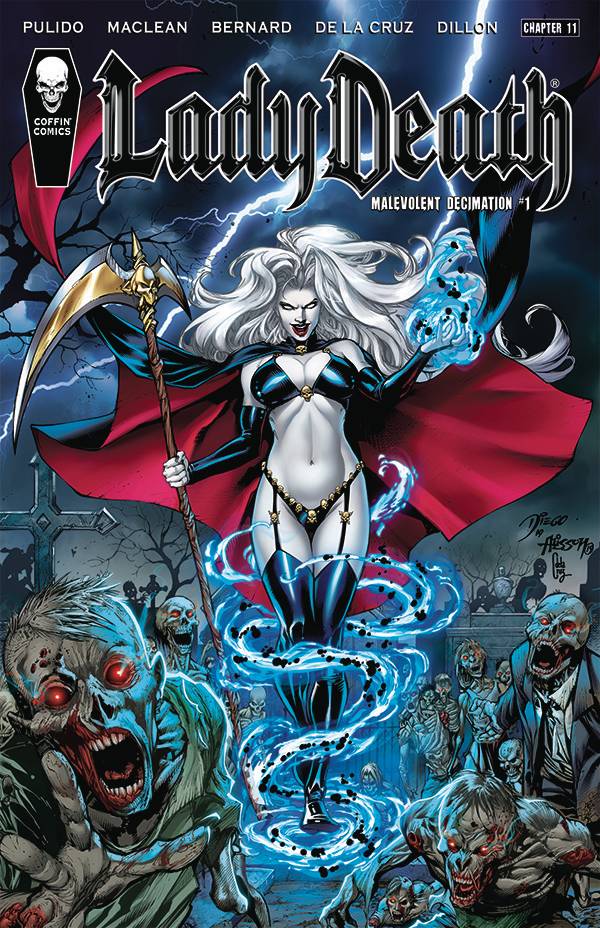 Coffin Comics Comic Books LADY DEATH MALEVOLENT DECIMATION PREMIERE ED (MR) 749110664732 DEC221239