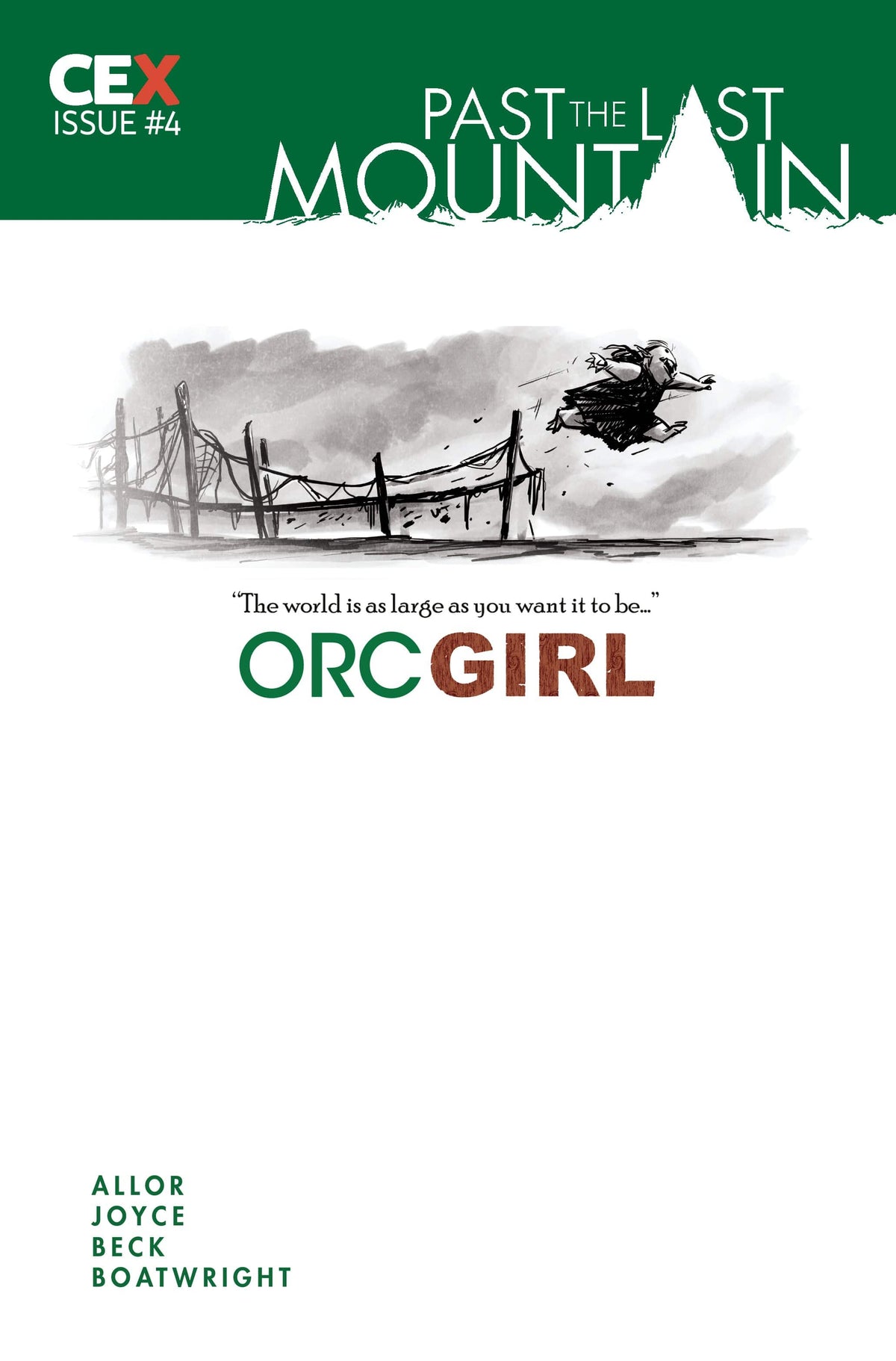 Comics Experience Publishing Comic Books PAST THE LAST MOUNTAIN #4 (OF 4) CVR E ORC GIRL VAR 78349539754000461 0622CX233