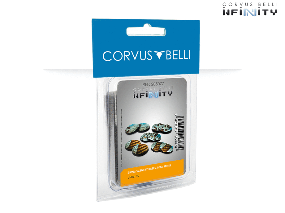 Corvus Belli Tabletop Games > Miniature Games Infinity: Beta - 25mm Bases 8437016958674 CVB 285077