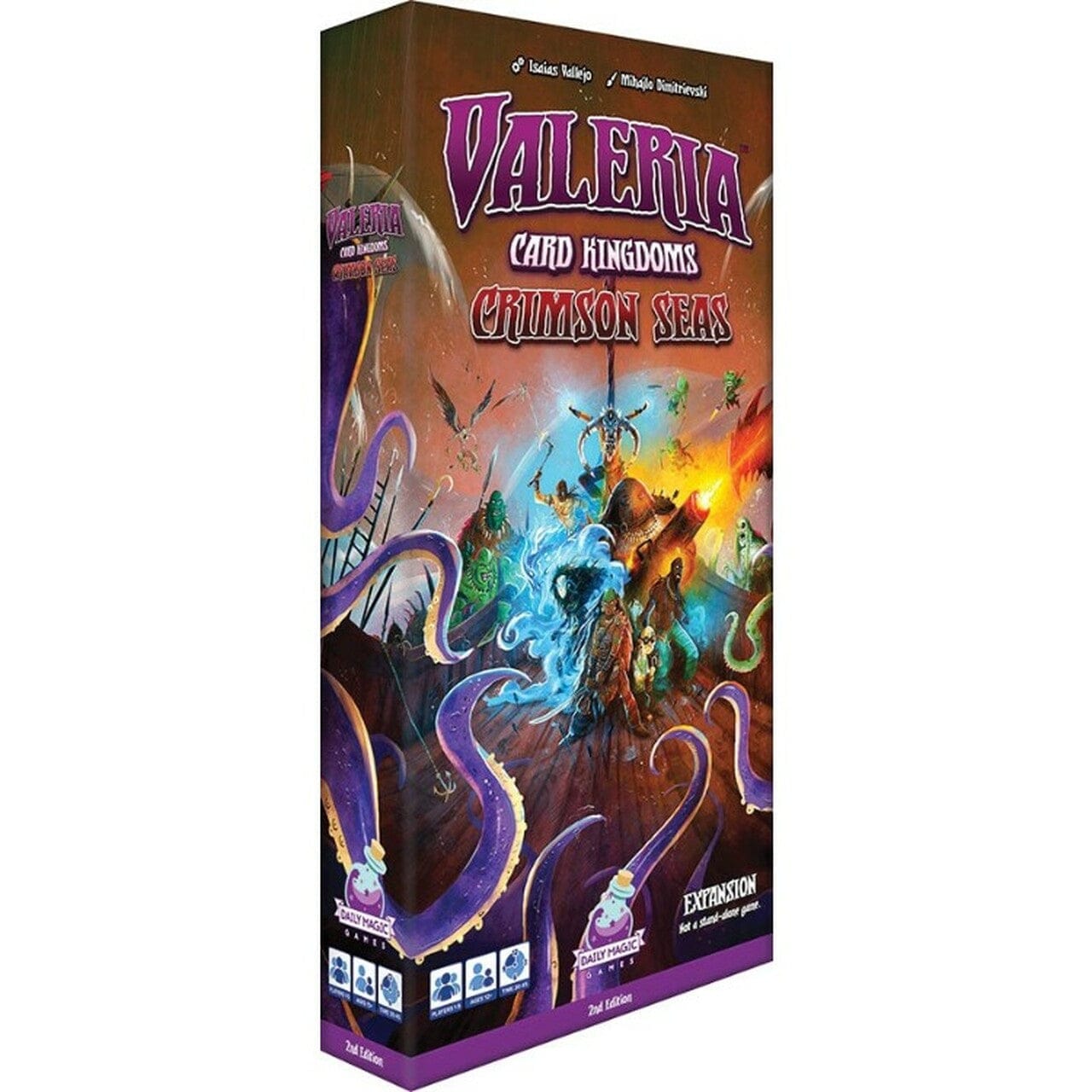 Daily Magic Games Board Games > Large Box Games Valeria Card Kingdoms 2E: Crimson Seas 672975184346 DMG VCK130
