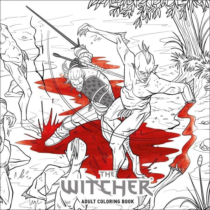 Dark Horse Books > Activity Books The Witcher Adult Coloring Book TPB 9781506706375