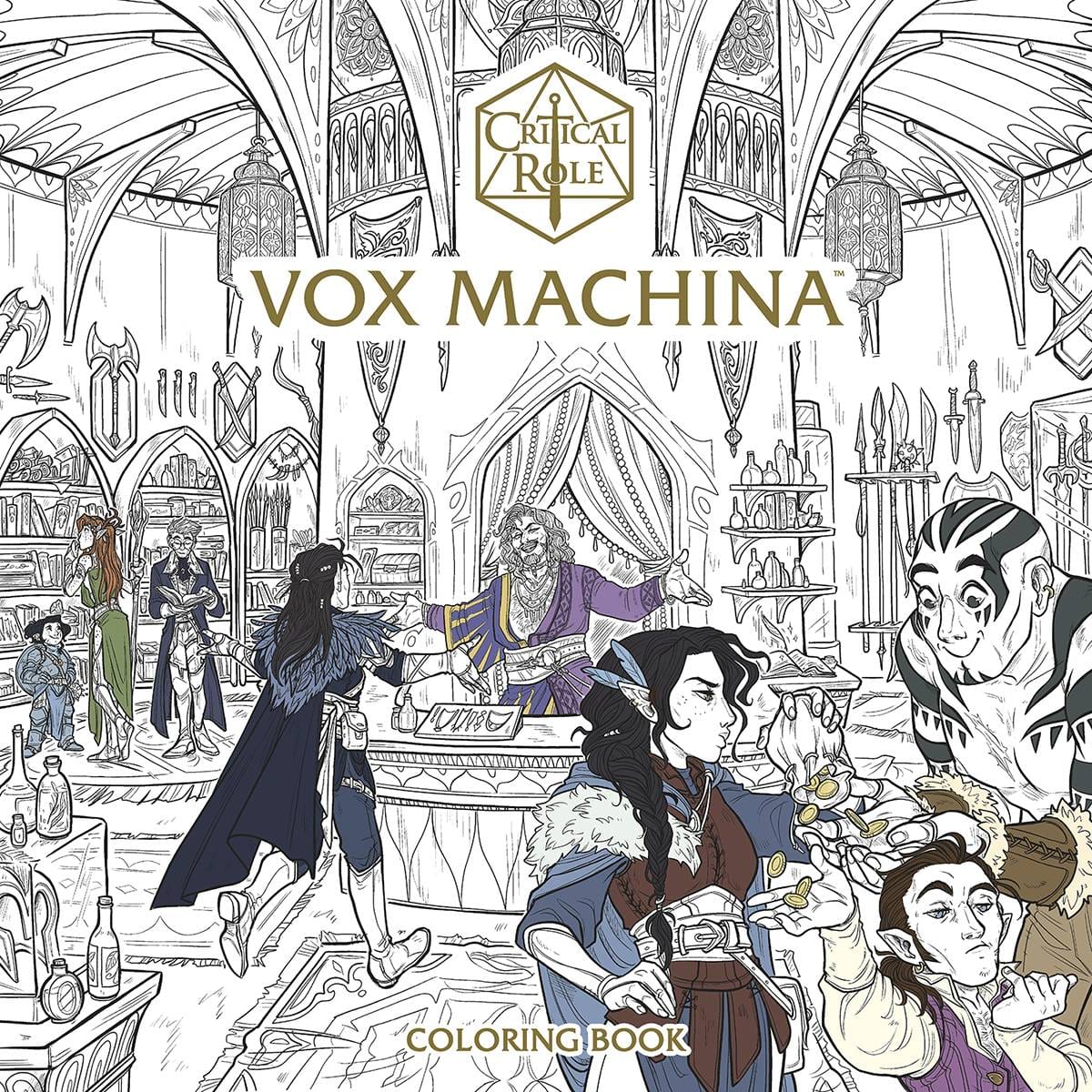 Dark Horse Comics Books CRITICAL ROLE VOX MACHINA COLORING BOOK TP 9781506734248 NOV220470