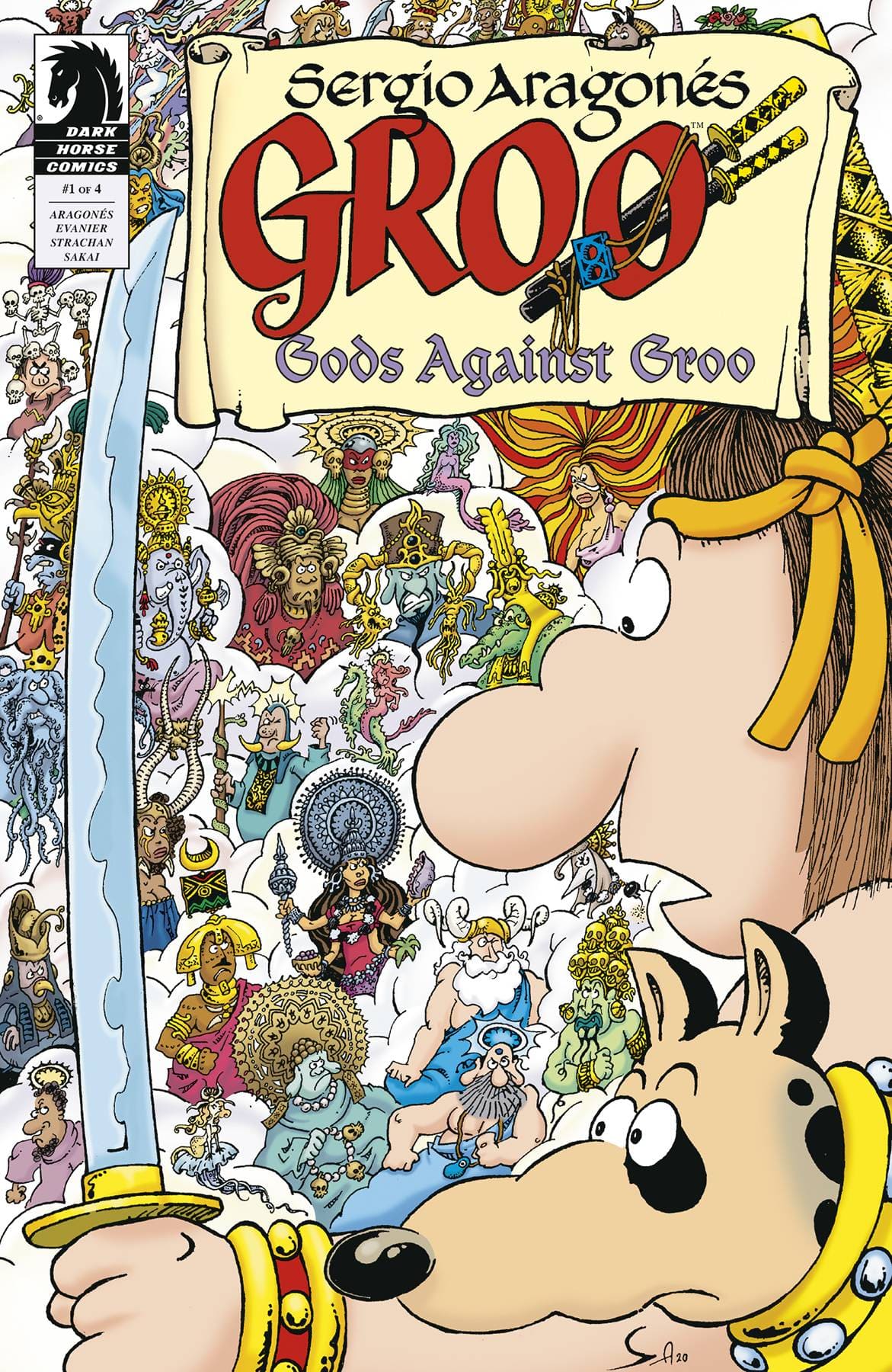 Dark Horse Comics Comic Books GROO GODS AGAINST GROO #1 (OF 4) 76156801036700111 OCT220423