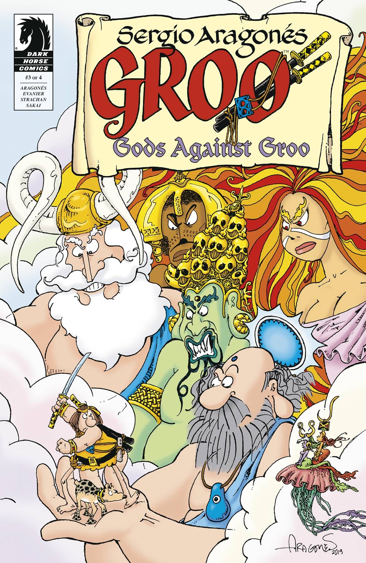Dark Horse Comics Comic Books GROO GODS AGAINST GROO #3 (OF 4) 76156801036700311 DEC220473