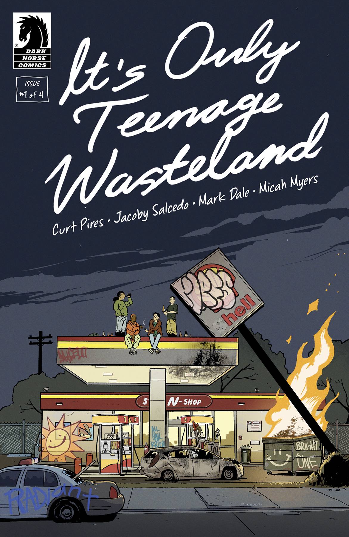 Dark Horse Comics Comic Books ITS ONLY TEENAGE WASTELAND #1 (OF 4) CVR A SALCEDO 76156801033600111 OCT220413