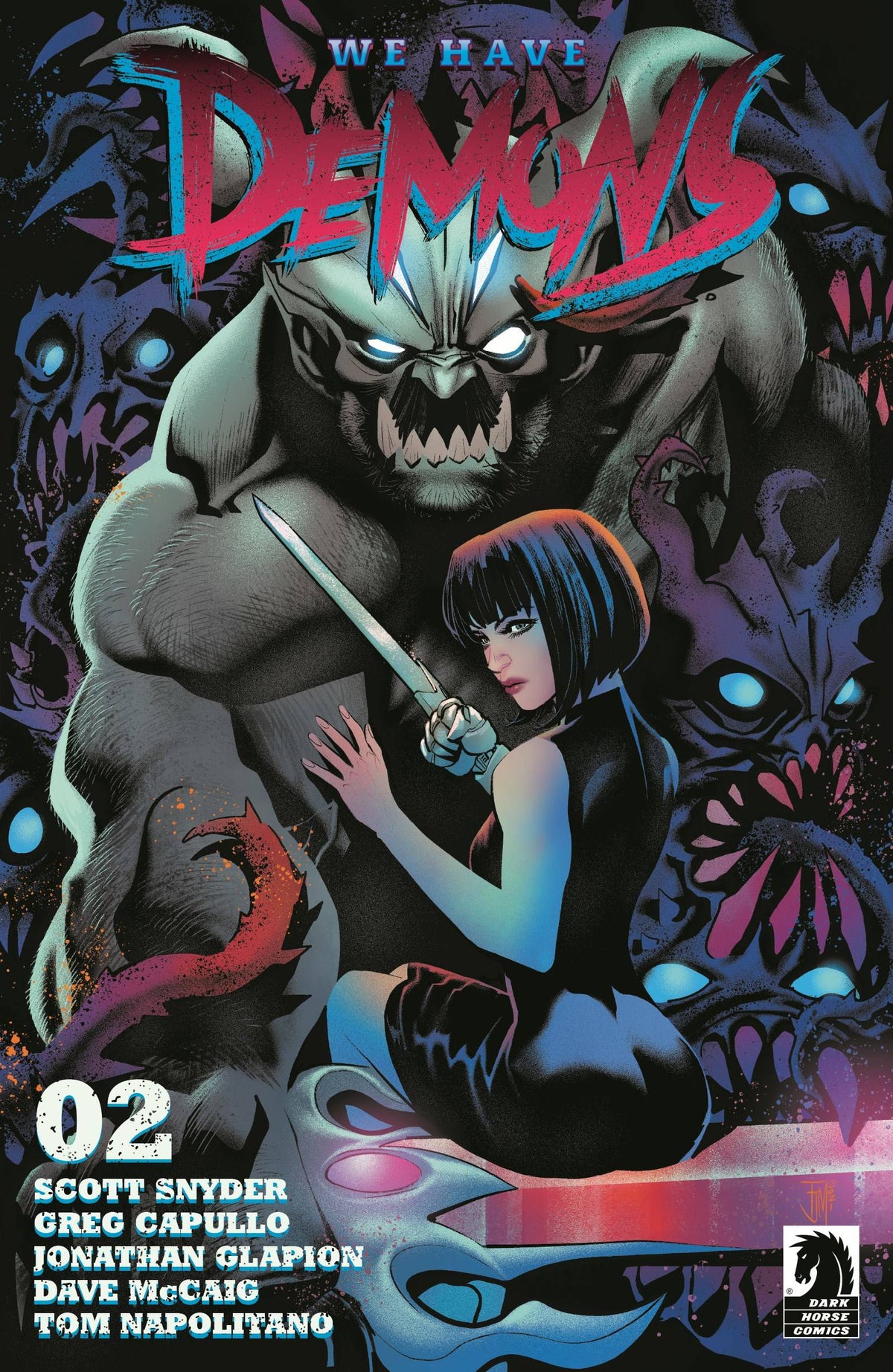 Dark Horse Comics Comic Books WE HAVE DEMONS #2 (OF 3) CVR B MANAPUL (MR) 76156800914900221 FEB220291