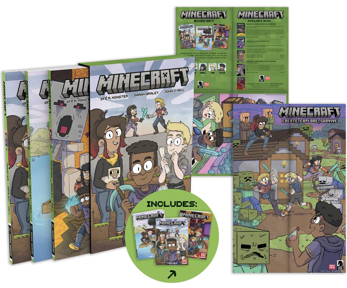 DARK HORSE PRH Graphic Novel Minecraft Box Set 9781506729015 JUN220545