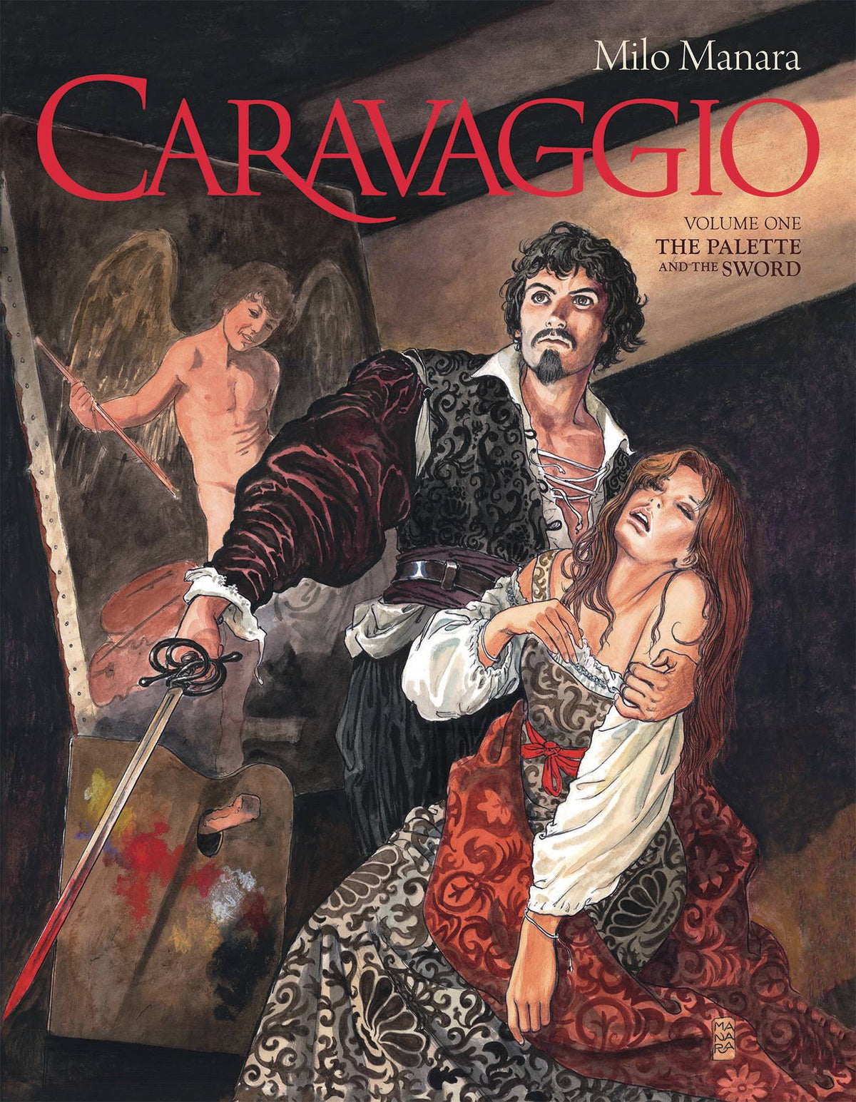 DARK HORSE PRH Graphic Novel Manara Caravaggio HC Vol 01 Palette And Sword (MR) 9781506703398 STL034411