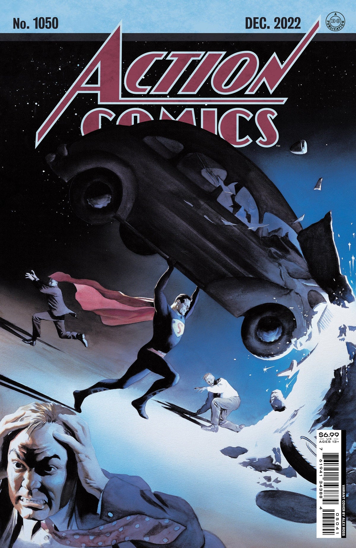 DC Comics Comic Books ACTION COMICS #1050 CVR C ALEX ROSS HOMAGE CARD STOCK VAR 76194134388405041 1022DC066