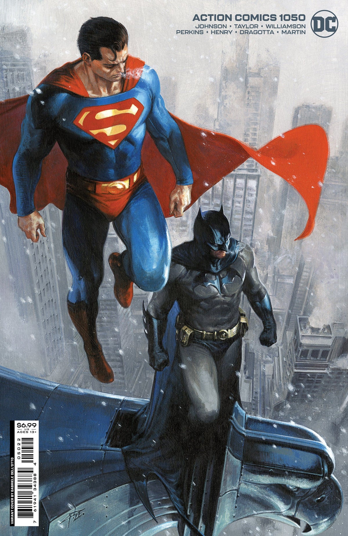 DC Comics Comic Books ACTION COMICS #1050 CVR I GABRIELE DELL OTTO CARD STOCK VAR 76194134388405022 1022DC072