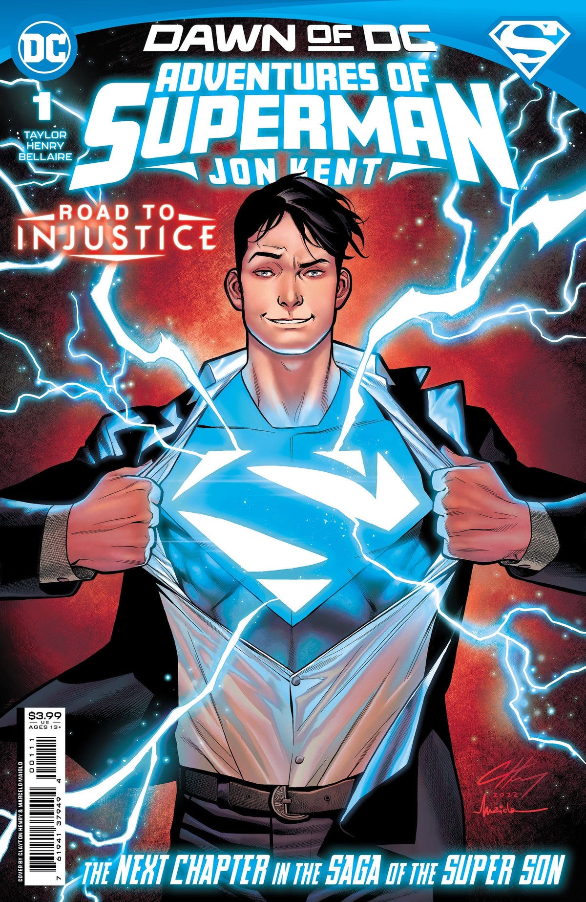 ADVENTURES OF SUPERMAN JON KENT #1 (OF 6) CVR A CLAYTON HENRY - Third Eye
