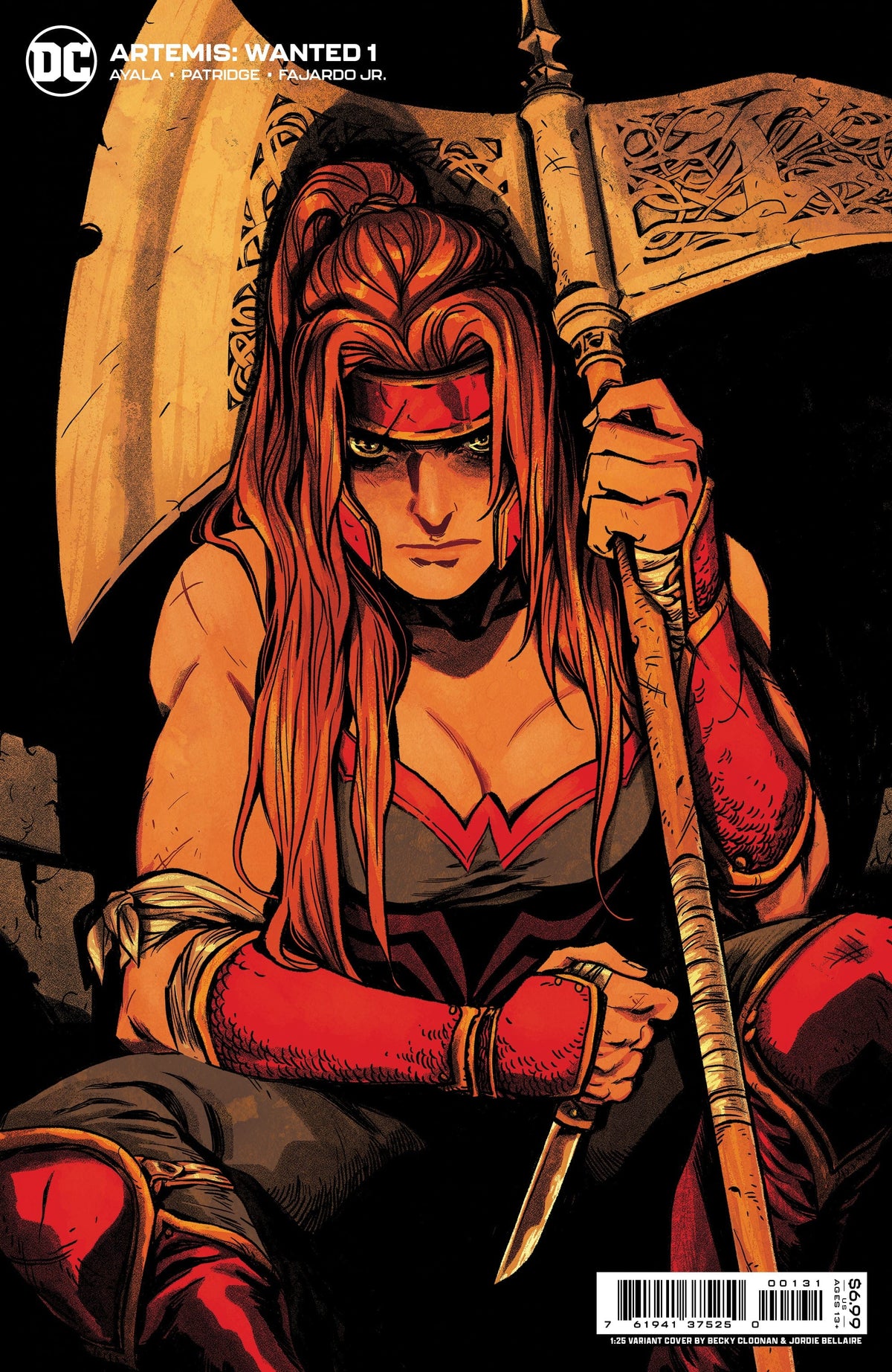 DC Comics Comic Books > Incentives ARTEMIS WANTED #1 (ONE SHOT) CVR C INC 1:25 BECKY CLOONAN CARD STOCK VAR 76194137525000131 0522DC034