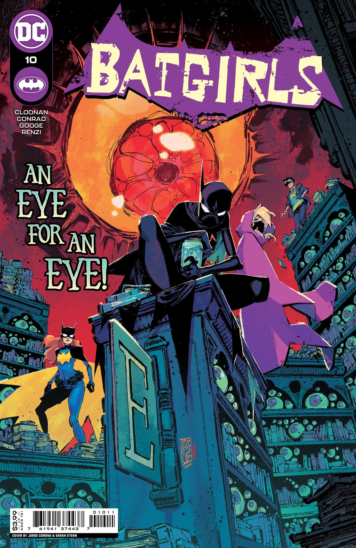 DC Comics Comic Books BATGIRLS #10 CVR A JORGE CORONA 76194137443701011 0722DC118