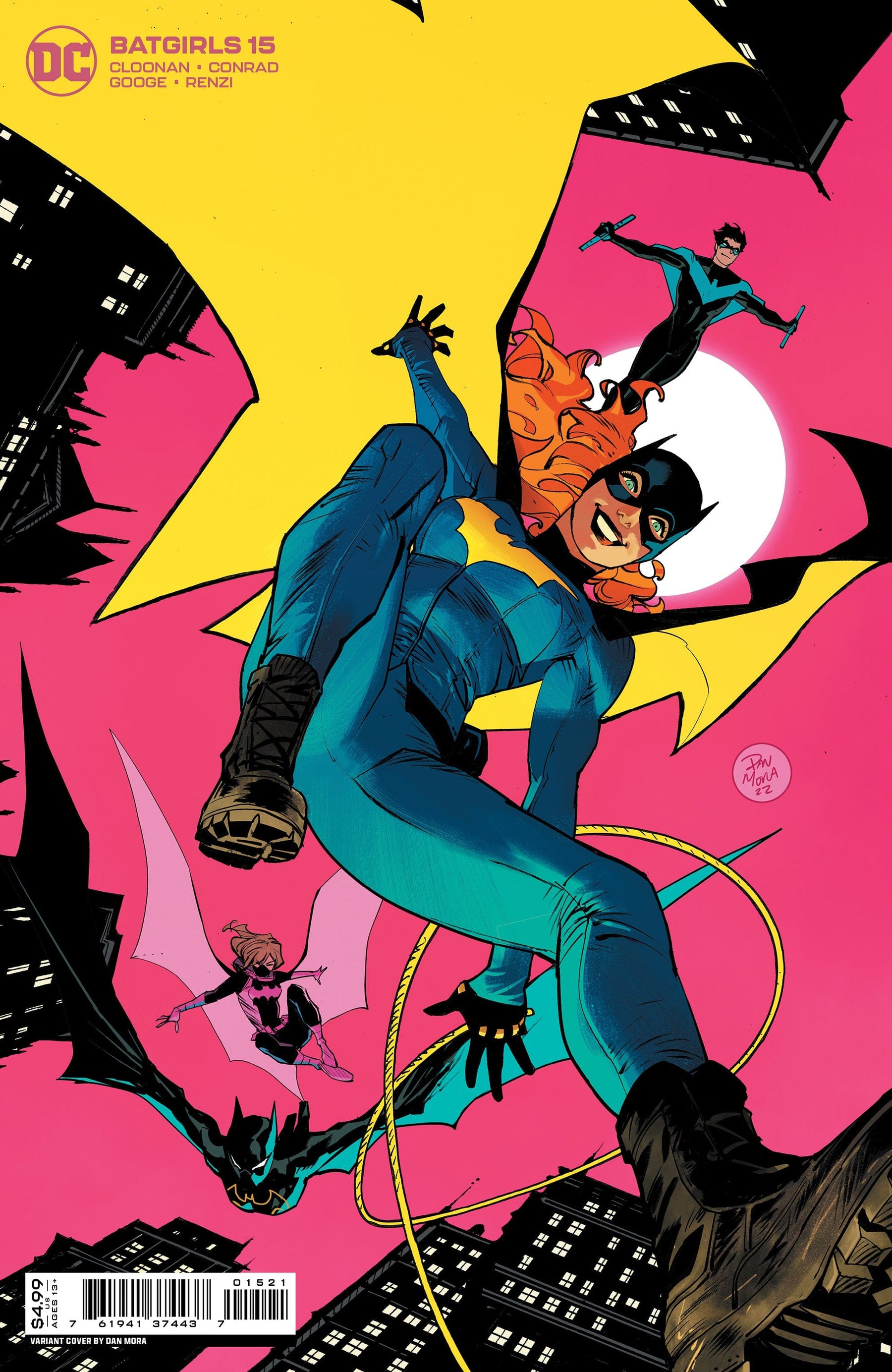 BATGIRLS #15 CVR B DAN MORA CARD STOCK VAR