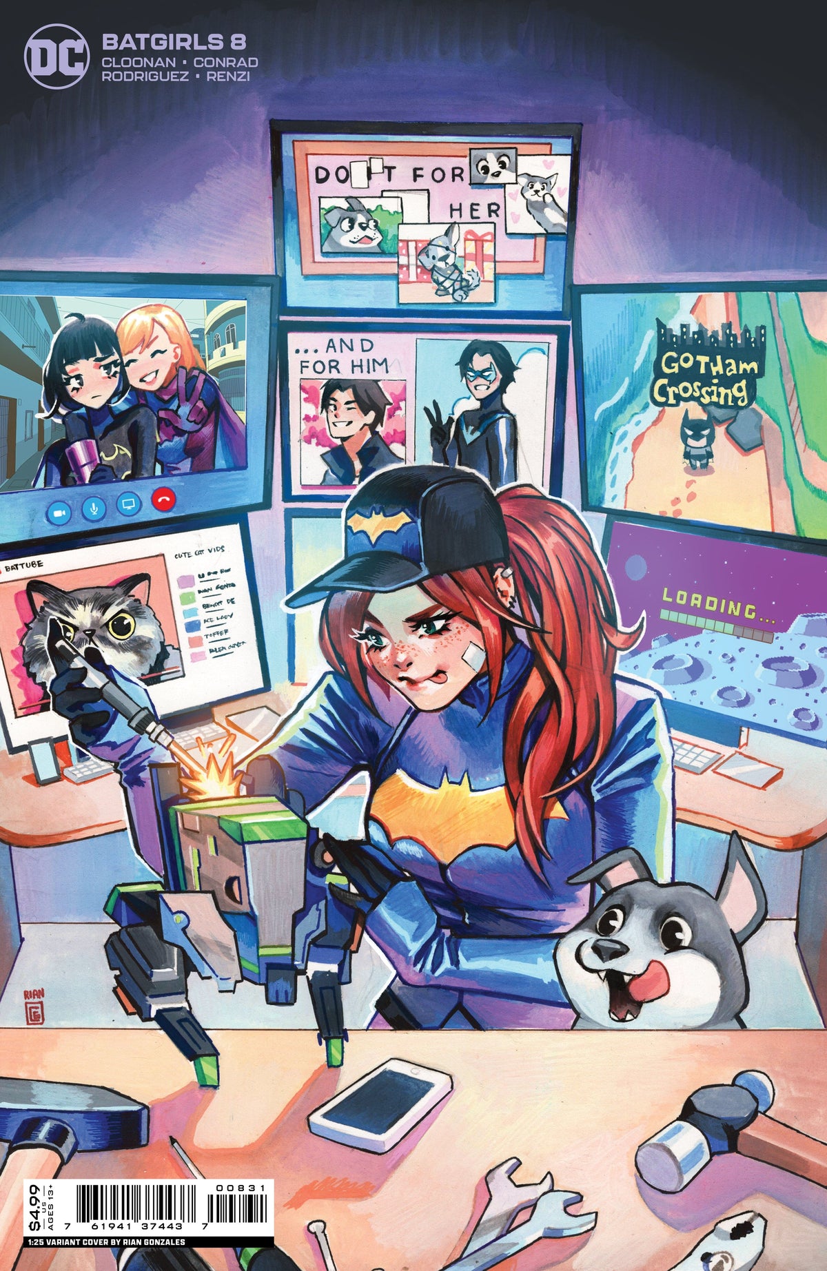 DC Comics Comic Books > Incentives BATGIRLS #8 CVR C INC 1:25 RIAN GONZALES CARD STOCK VAR 76194137443700831 0522DC084