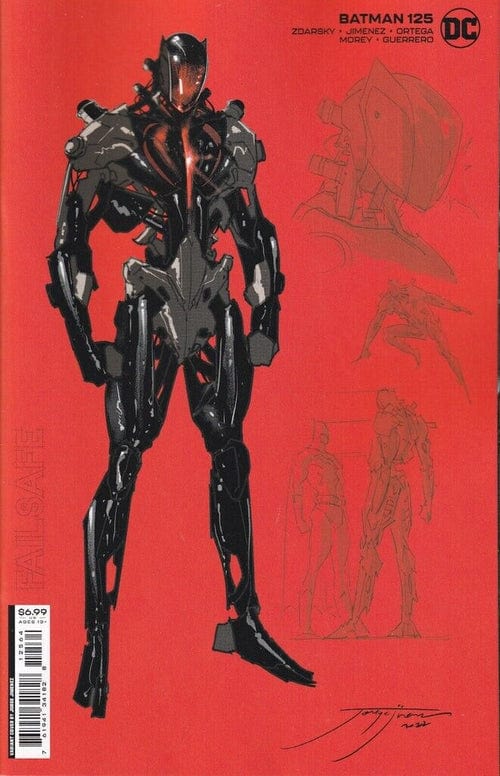 BATMAN #125 CVR M JORGE JIMENEZ FAILSAFE PROTOCOL CARD STOCK VAR - Third Eye