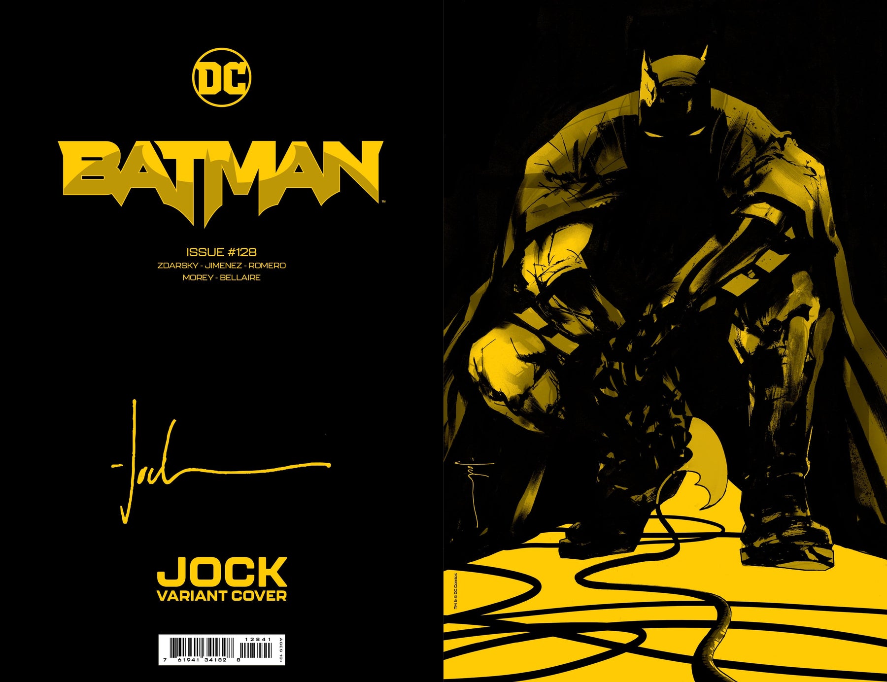 BATMAN #128 CVR E INC 1:50 JOCK FOIL CARD STOCK VAR