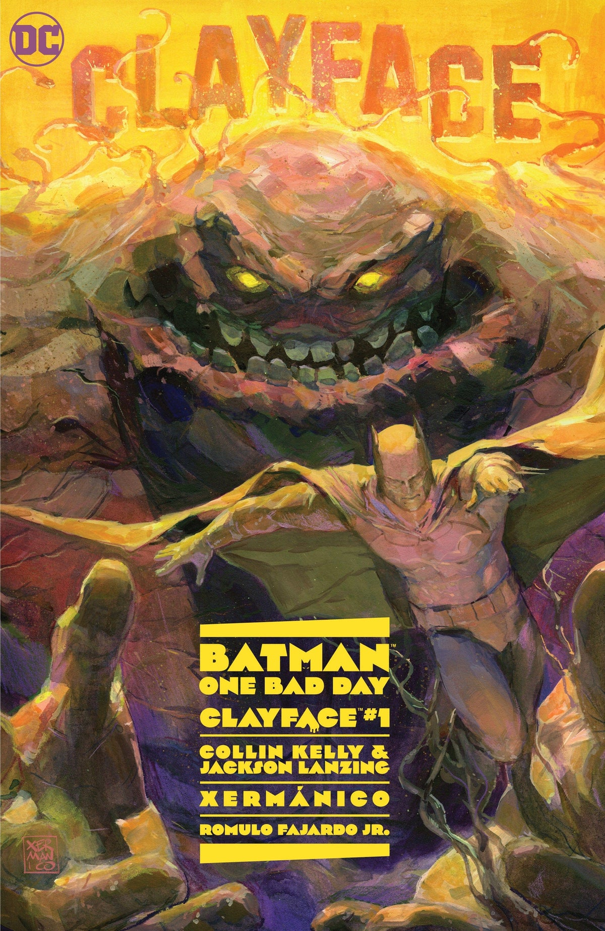 DC Comics Comic Books BATMAN ONE BAD DAY CLAYFACE #1 (ONE SHOT) CVR A XERMANICO 76194137740700111 1222DC071