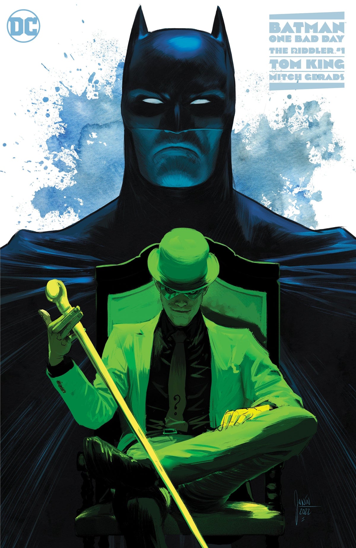 BATMAN ONE BAD DAY THE RIDDLER #1 (ONE SHOT) CVR D INC 1:50 MIKEL JANIN VAR - Third Eye