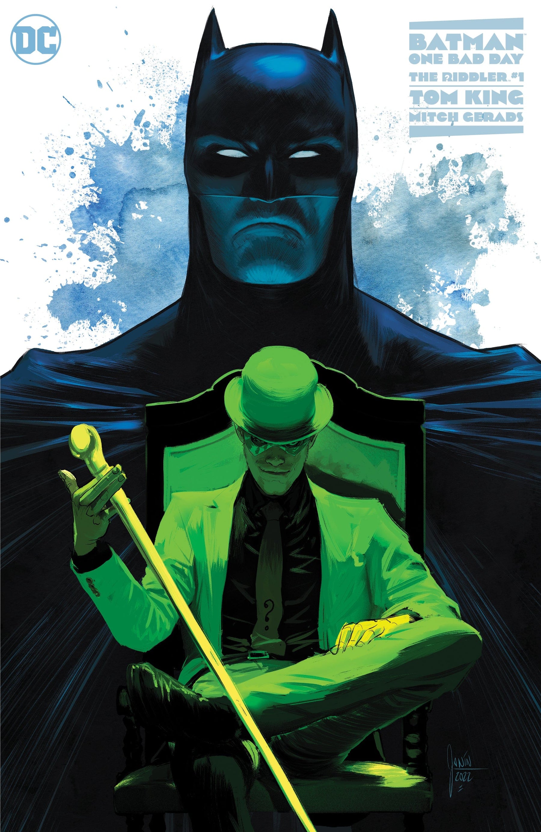 BATMAN ONE BAD DAY THE RIDDLER 1 ONE SHOT CVR D INC 1 50 MIKEL JANIN VAR BATMAN ONE BAD DAY THE RIDDLER 1 ONE SHOT CVR D INC 1 50 MIKEL JANIN VAR