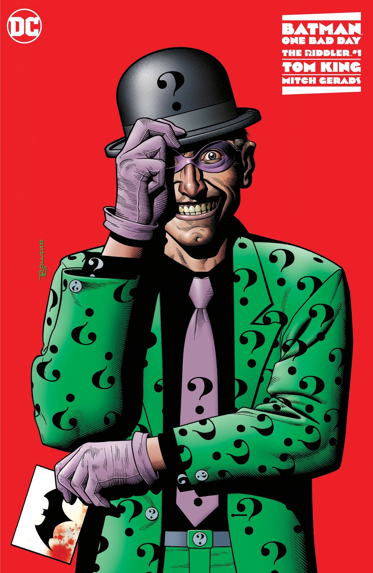 DC Comics Comic Books > Incentives BATMAN ONE BAD DAY THE RIDDLER #1 (ONE SHOT) CVR E INC 1:100 BRIAN BOLLAND VAR 76194137588500151 0622DC012