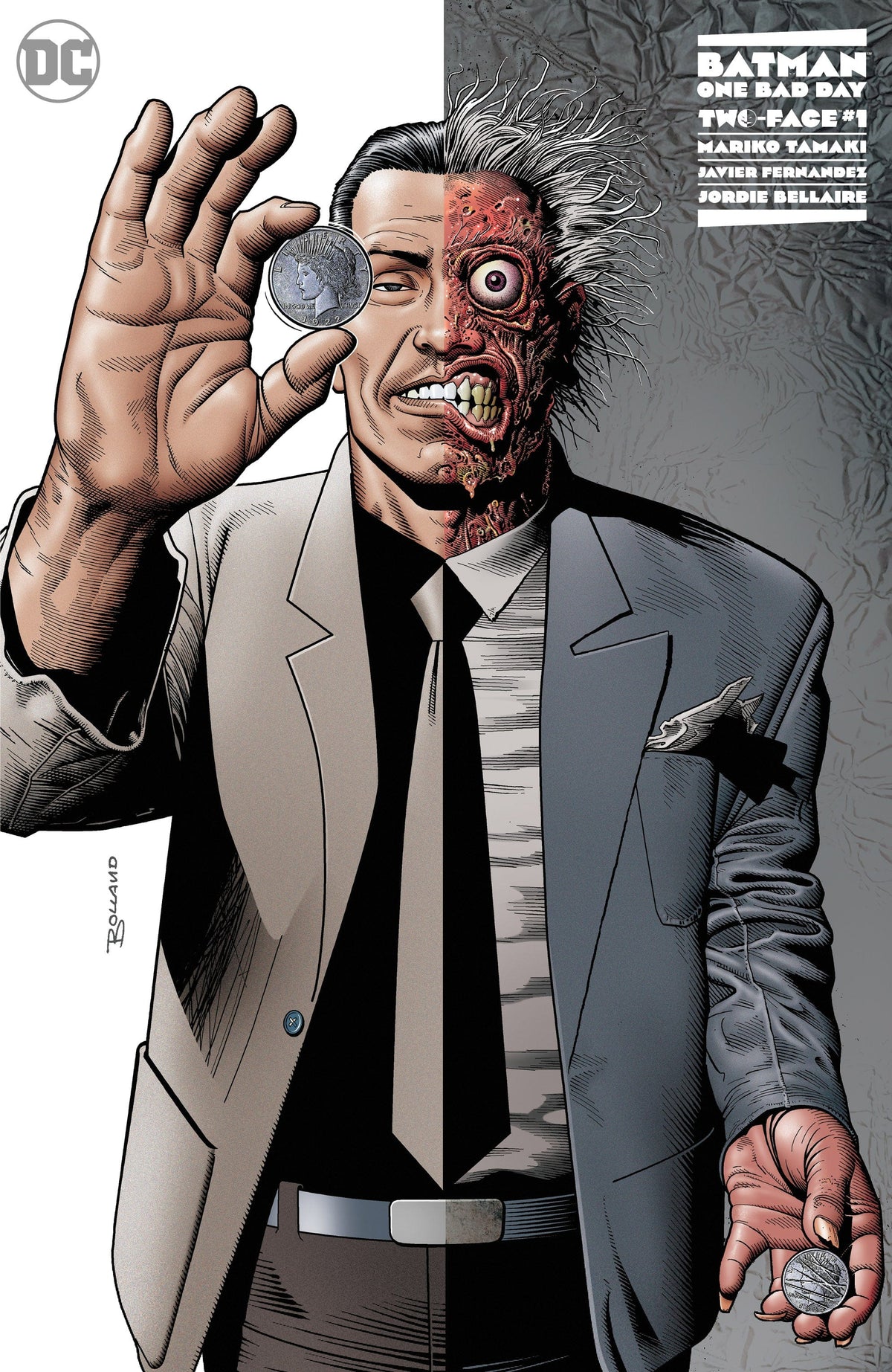 DC Comics Comic Books > Incentives BATMAN ONE BAD DAY TWO-FACE #1 (ONE SHOT) CVR E INC 1:100 BRIAN BOLLAND VAR 76194137735300151 0722DC021