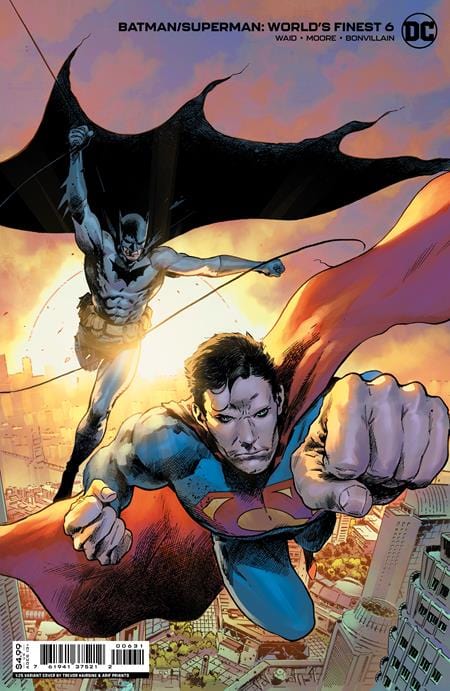 BATMAN SUPERMAN WORLDS FINEST #6 CVR D INC 1:25 TREVOR HAIRSINE CARD STOCK VAR - Third Eye