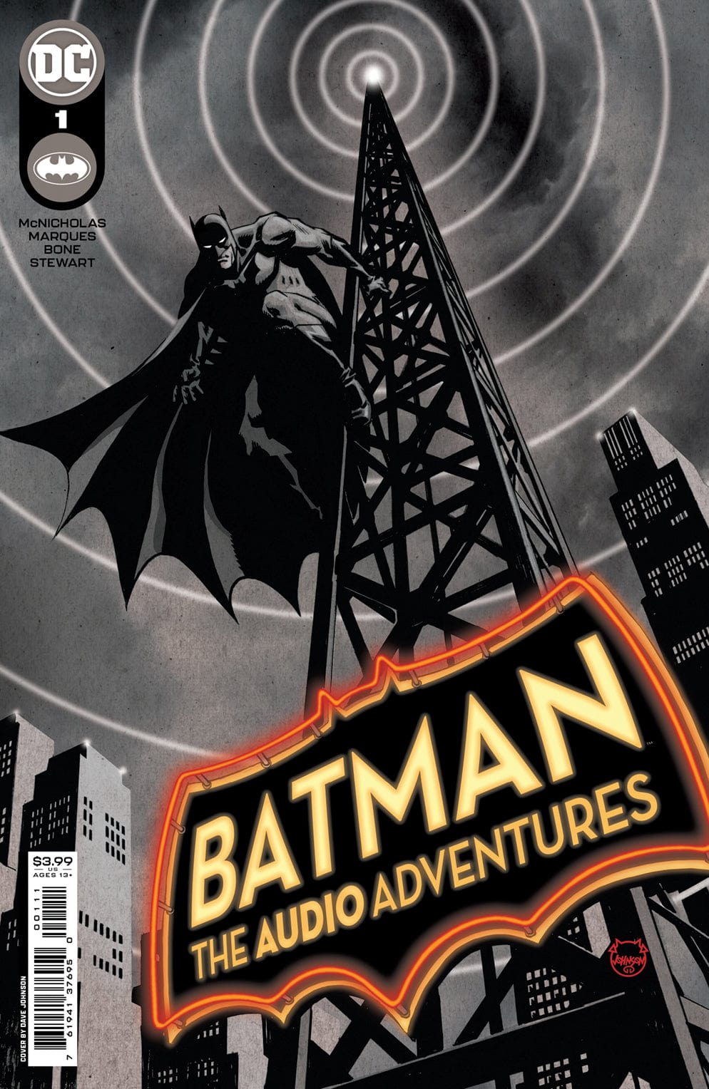 DC Comics Comic Books BATMAN THE AUDIO ADVENTURES #1 (OF 7) CVR A DAVE JOHNSON 76194137695000111 0722DC088