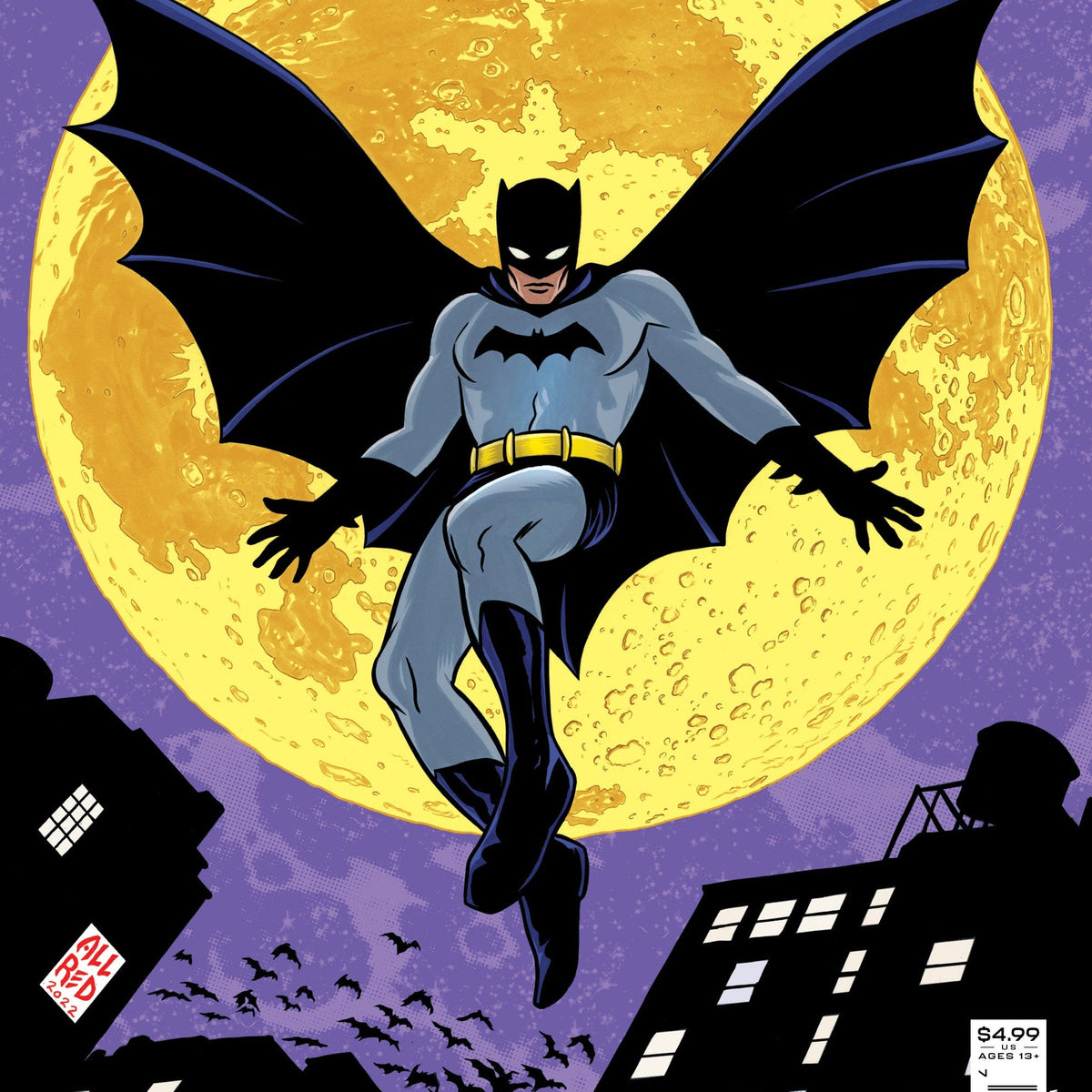 batman the audio adventures #1 (of 7) cvr b michael allred card stock var