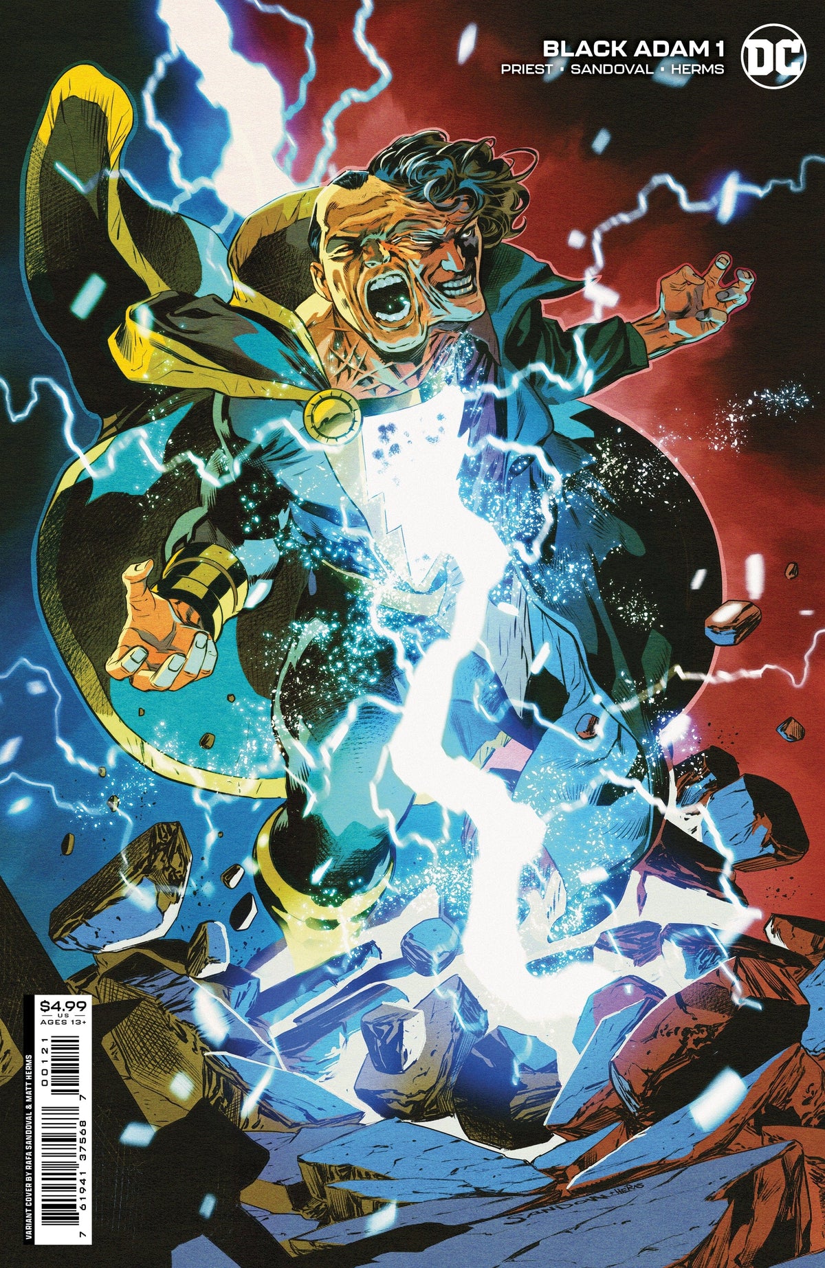 DC Comics Comic Books BLACK ADAM #1 CVR B RAFA SANDOVAL CARD STOCK VAR 76194137568700121 0422DC018