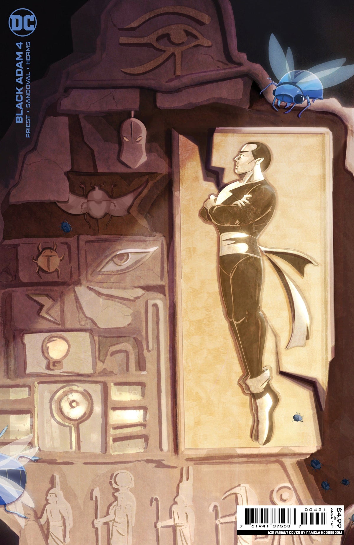 DC Comics Comic Books > Incentives BLACK ADAM #4 CVR D INCV 1:25 PAMELA HOOGEBOOM PUNK ROCK TABLET CARD STOCK VAR 76194137568700431 0722DC141