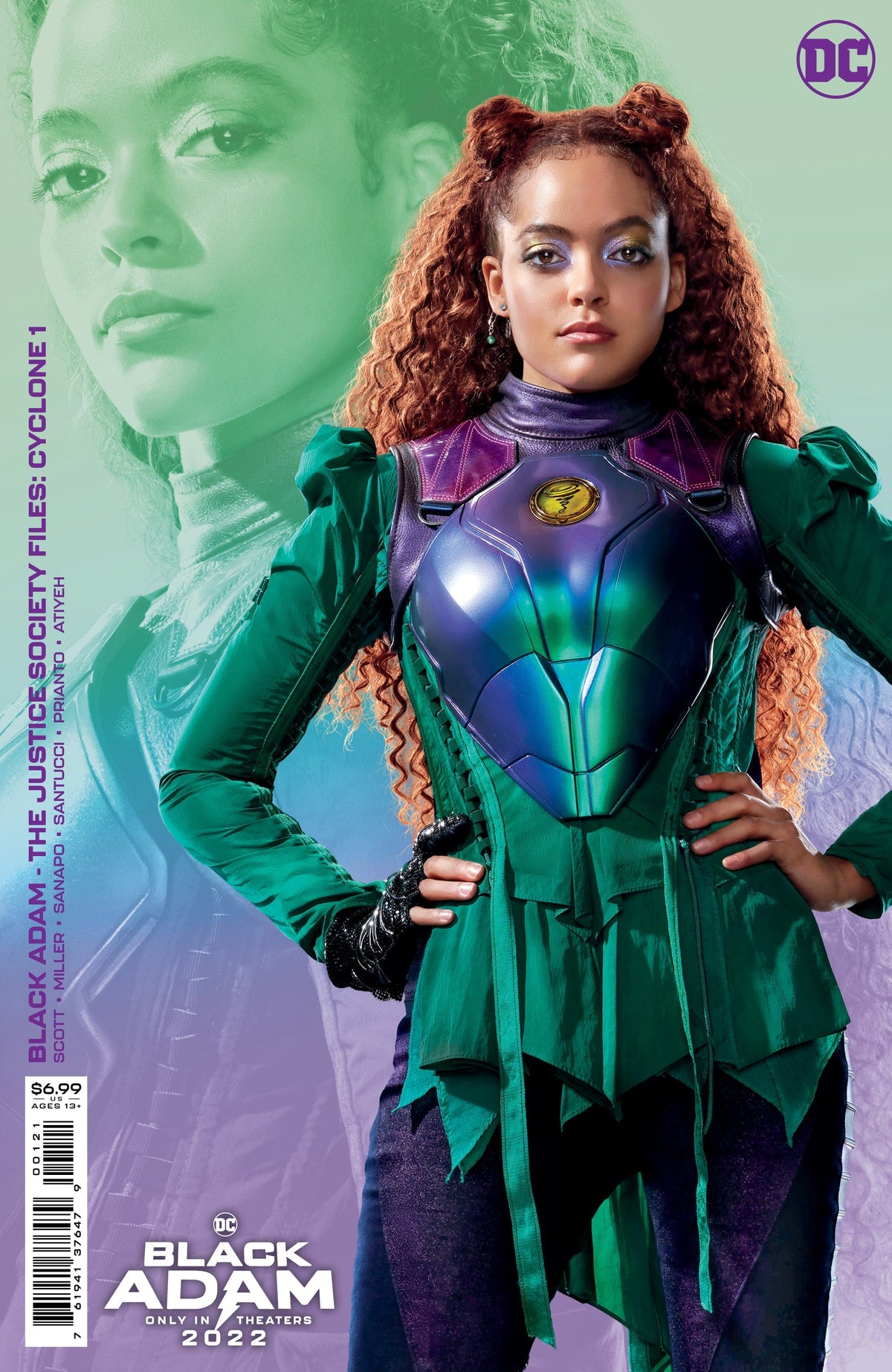 DC Comics Comic Books BLACK ADAM JUSTICE SOCIETY FILES CYCLONE #1 (ONE SHOT) CVR B PHOTO CARD STOCK VAR 76194137647900121 0622DC097