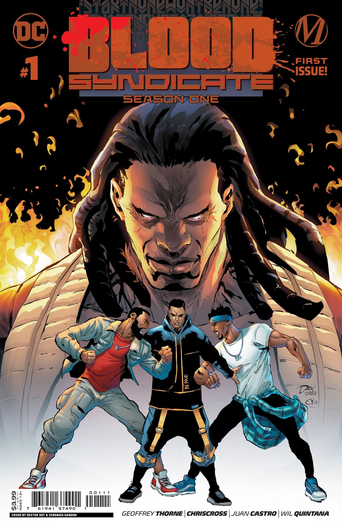 DC Comics Comic Books BLOOD SYNDICATE SEASON ONE #1 (OF 6) CVR A DEXTER SOY 76194137490100111 0322DC062