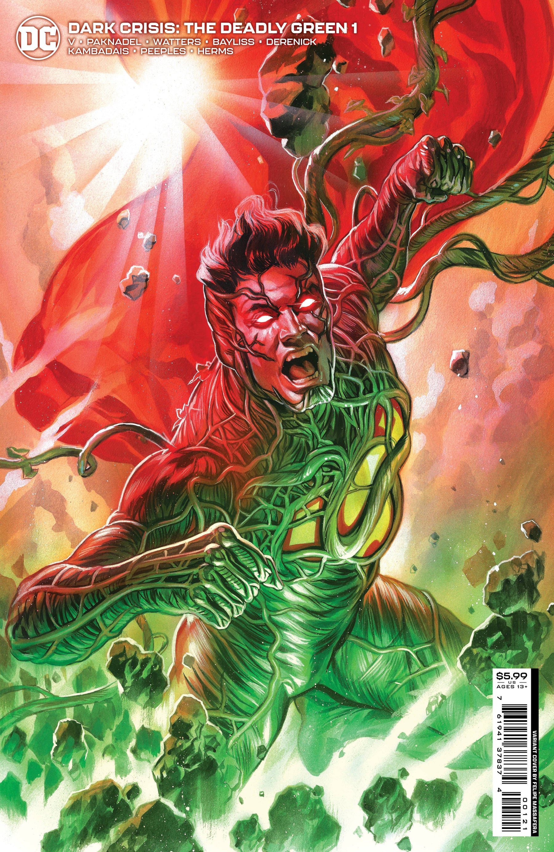 DARK CRISIS THE DEADLY GREEN #1 (ONE SHOT) CVR B FELIPE MASSAFERA VAR