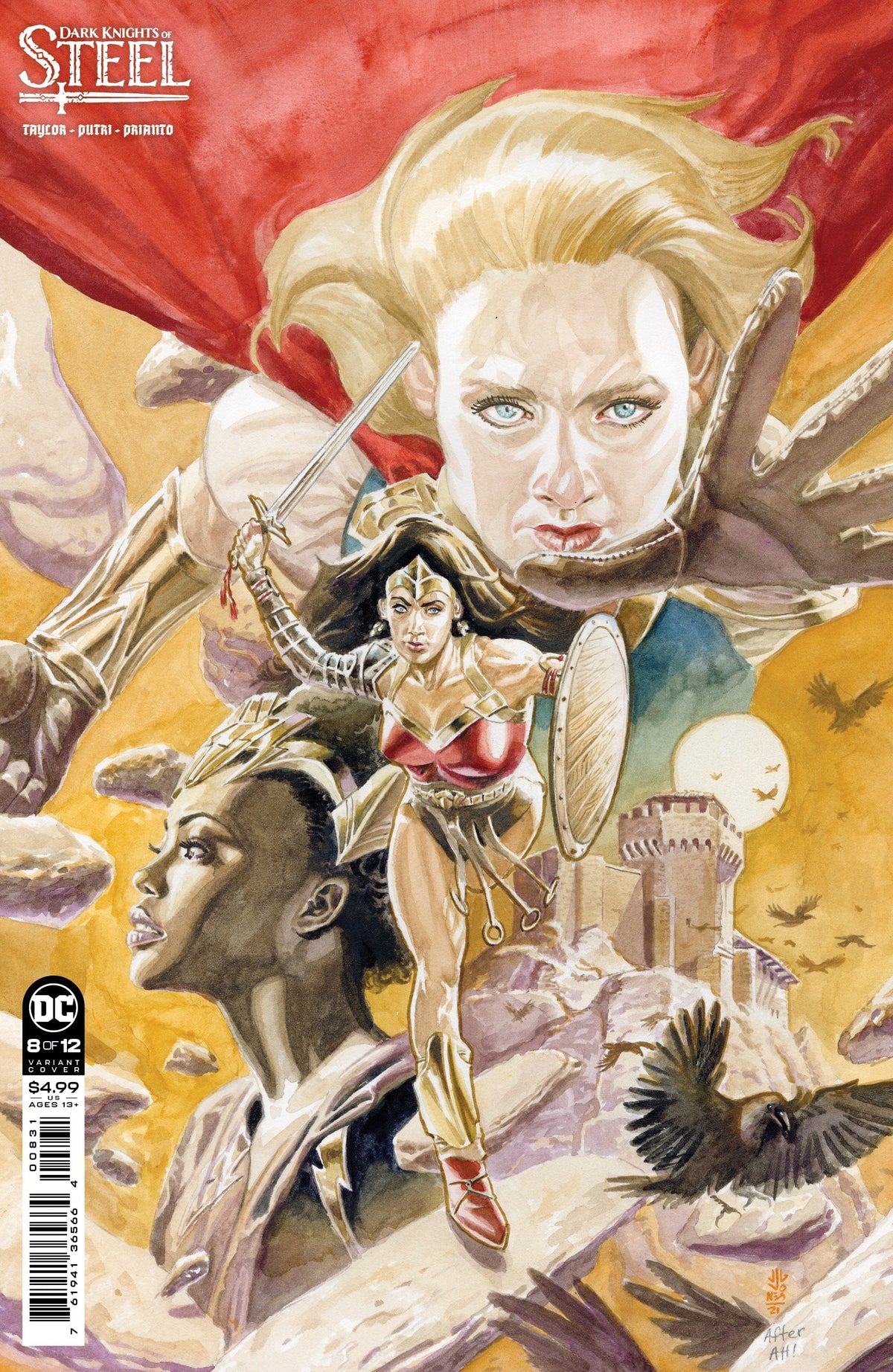 DC Comics Comic Books DARK KNIGHTS OF STEEL #8 (OF 12) CVR B JG JONES CARD STOCK VAR 76194136566400831 0922DC183