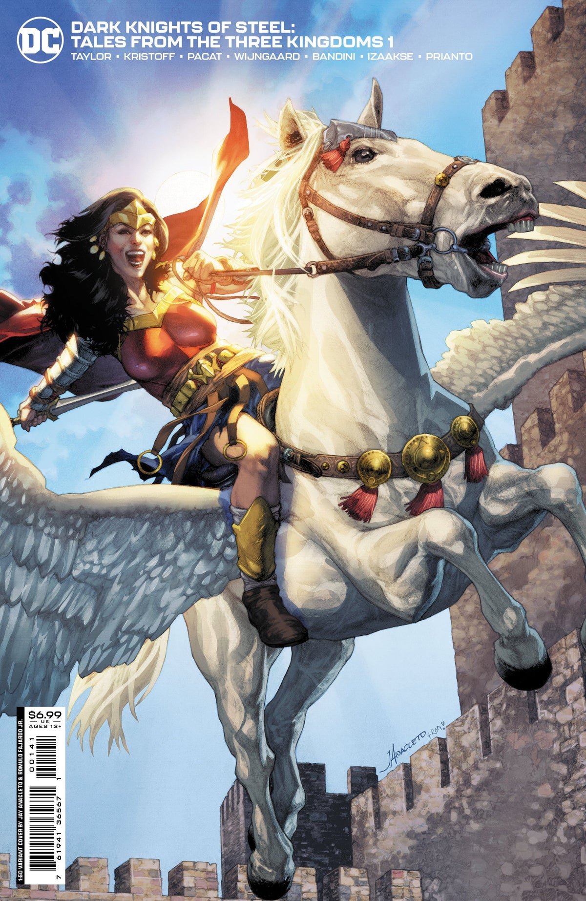 DC Comics Comic Books > Incentives DARK KNIGHTS OF STEEL TALES FROM THE THREE KINGDOMS #1 (ONE SHOT) CVR D INC 1:50 JAY ANACLETO CARD STOCK VAR 76194136567100141 0722DC087