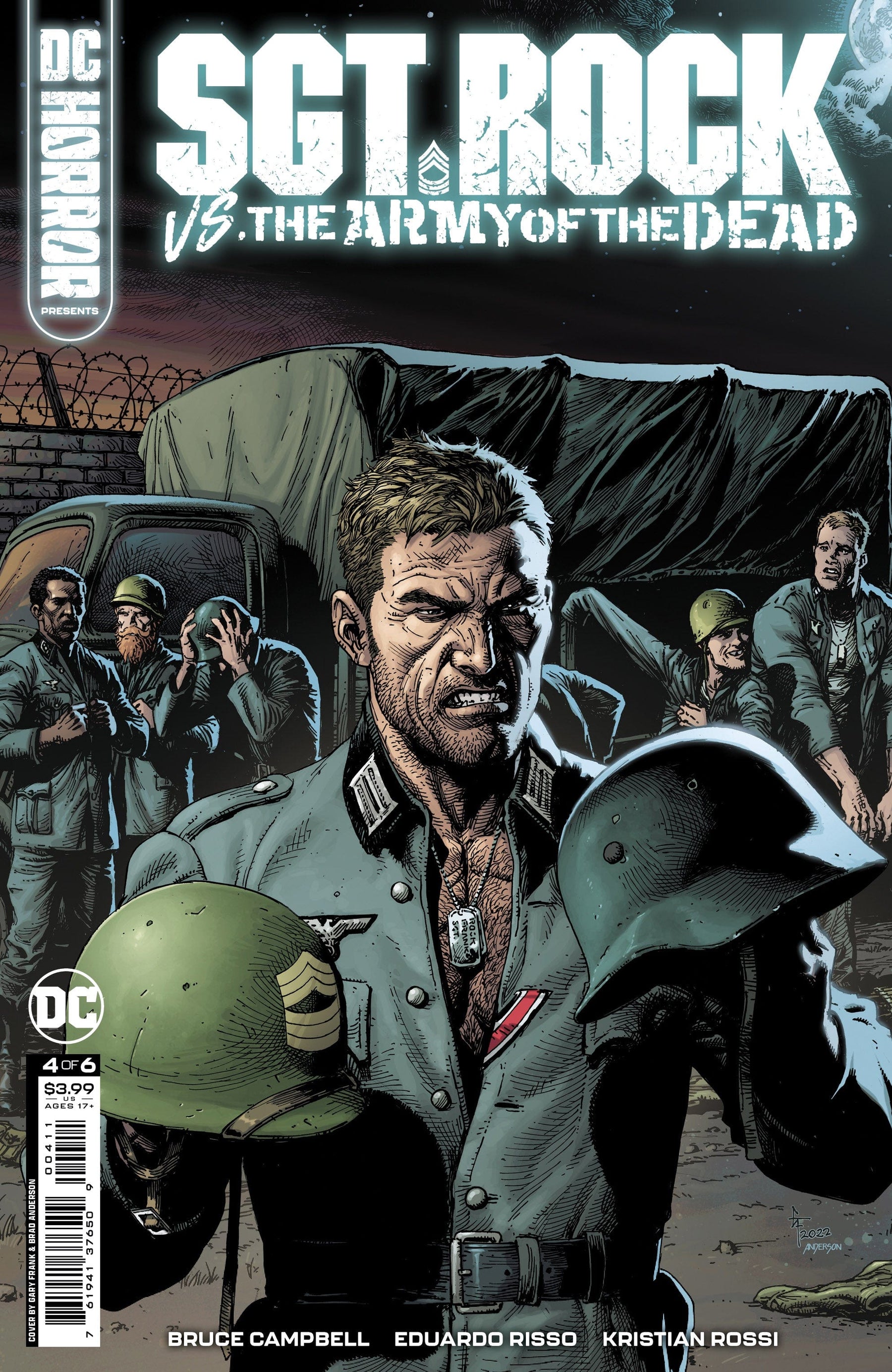 DC HORROR PRESENTS SGT ROCK VS THE ARMY OF THE DEAD #4 (OF 6) CVR A GARY FRANK (MR)